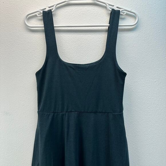 Quince Flowknit Breeze Fit & Flare Dress Navy Med - Picture 4 of 15